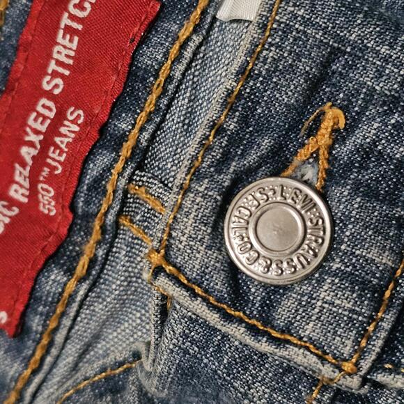 Levi's 550 Classic Relaxed Stretch Men's Jeans Size 10 - Picture 5 of 11